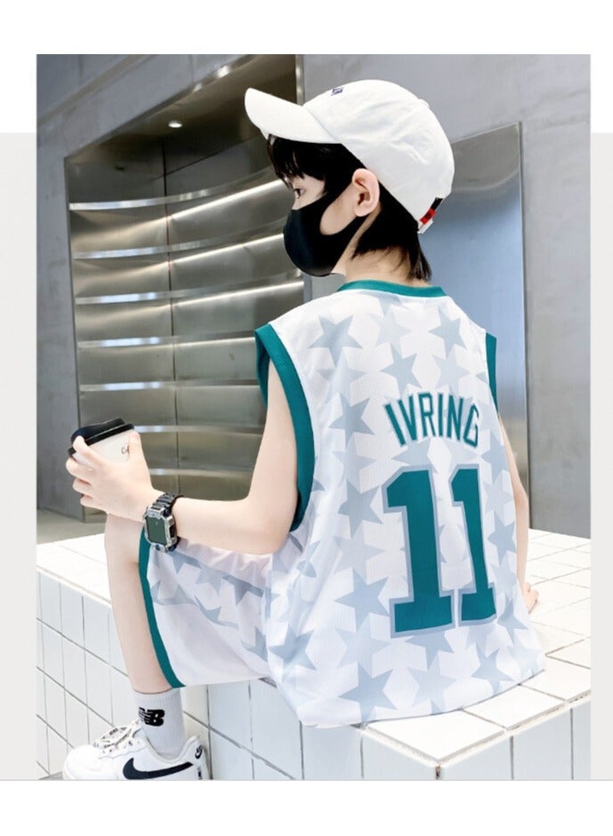 KUYING New Children's Basketball Suit Set  - Image 4