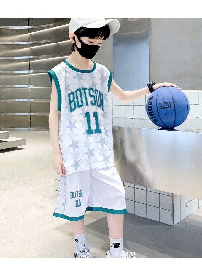 KUYING New Children's Basketball Suit Set  - Image 5