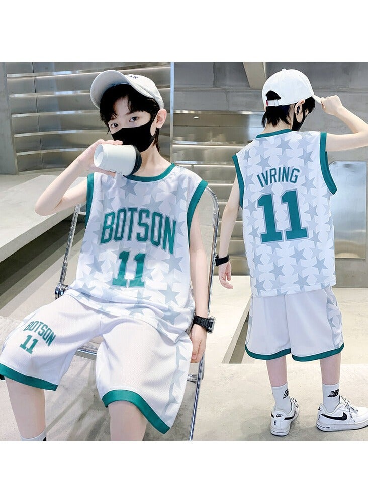 KUYING New Children's Basketball Suit Set  - Image 2