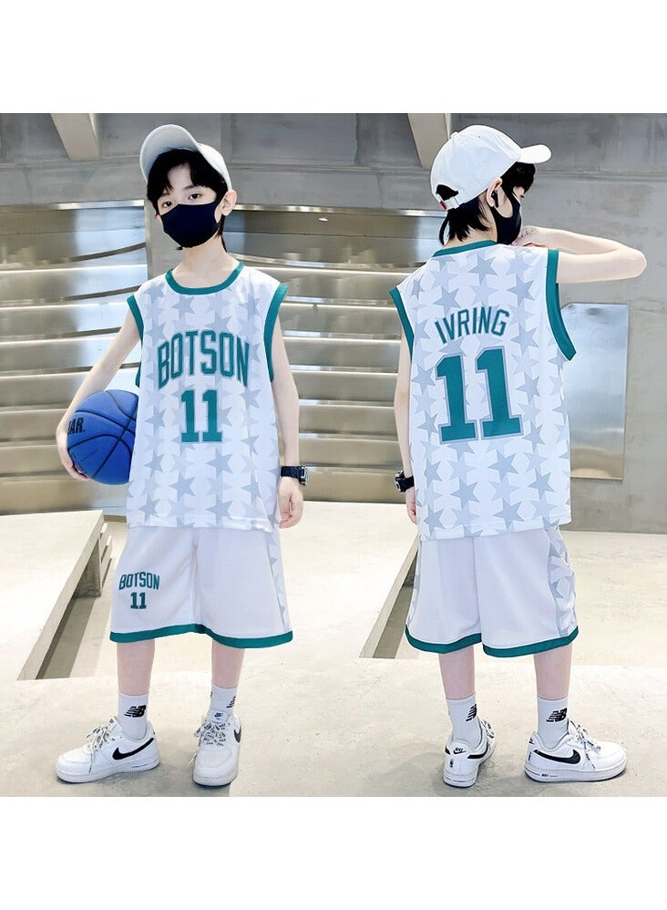 KUYING New Children's Basketball Suit Set  - Image 1