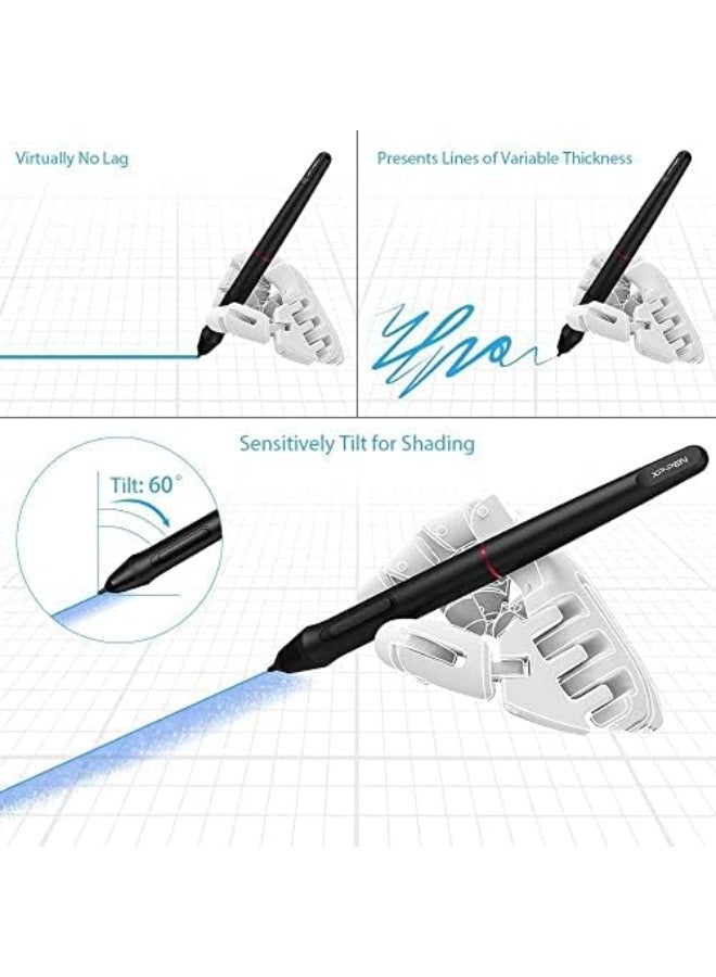 XP-PEN Artist 15.6 Pro V2 Graphics Drawing Tablet with Screen, X3 Pro Stylus 16K Pressure, Fully Laminated Anti-Glare Display, Red Dial, 8 Shortcut Keys, Tilt Support - Image 5
