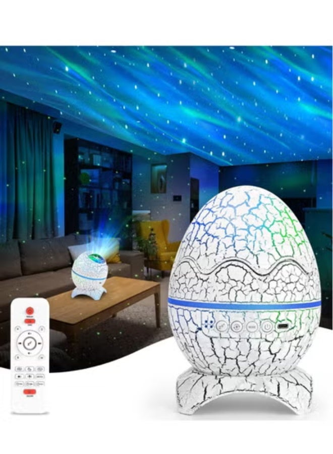 TIGER LED Starry Sky Projector – Galaxy Planetarium Projector with Remote Control, Bluetooth Speaker, and White Noise - Image 3