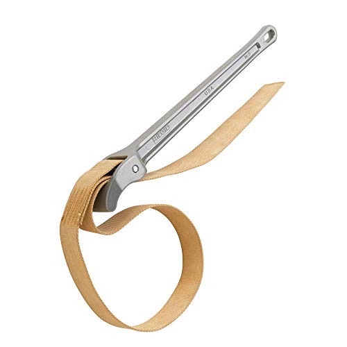 RIDGID 31365 #5 Aluminum Pipe Strap Wrench, 5-inch Capacity Adjustable Strap Wrench, Small - Image 1