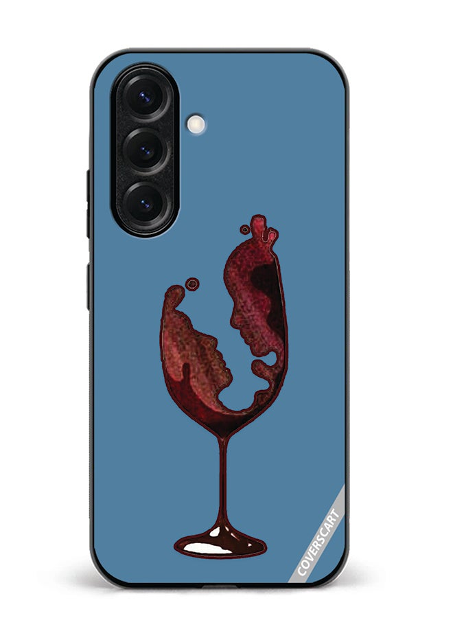 VR CREATIVE Protective Case Cover For Samsung Galaxy A56 Wine Glass Art Design Multicolour