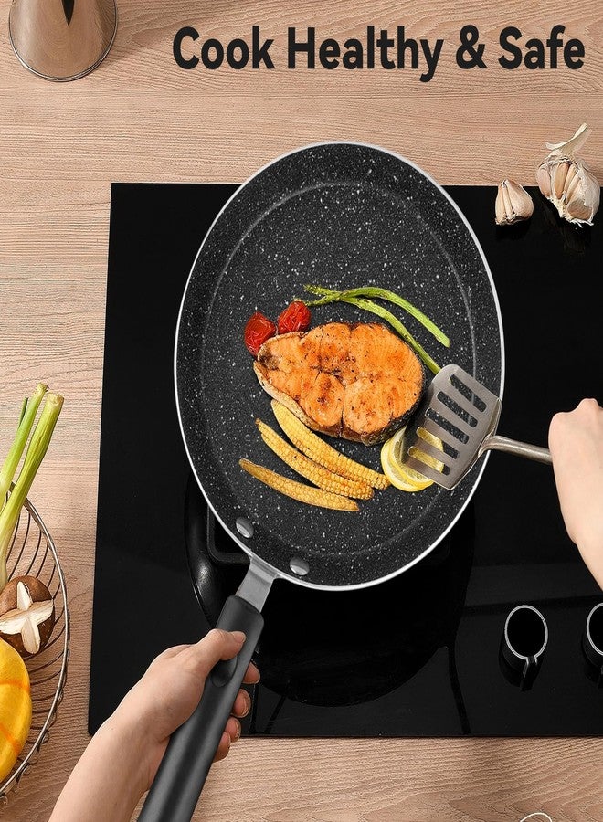 Pilipane 6 Inch Non-Stick Frying Pan with Non-Stick Coating, Egg Pan Omelette with Plastic Handle, Dishwasher Safe, Easy Cleanup, PFOA Free, Oven Safe Cooking Pan - Image 3