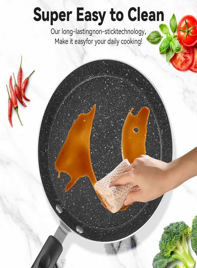 Pilipane 6 Inch Non-Stick Frying Pan with Non-Stick Coating, Egg Pan Omelette with Plastic Handle, Dishwasher Safe, Easy Cleanup, PFOA Free, Oven Safe Cooking Pan - Image 4