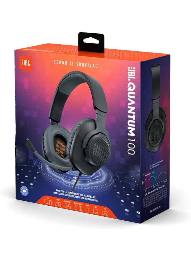 JBL سماعة ألعاب JBL Quantum 100 سلكية فوق الأذن - Image 4