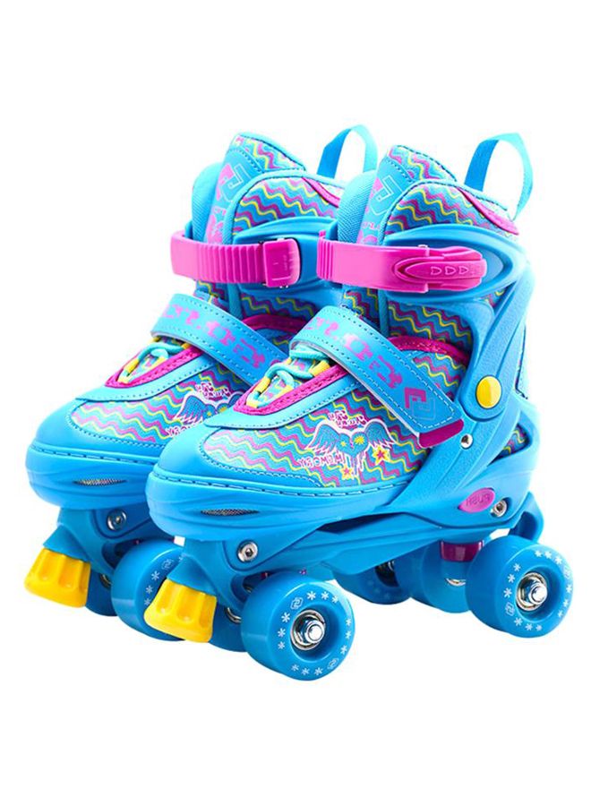 Loquat Adjustable High-Top Quad Roller Epic Skates Shoes 34cm - Image 2