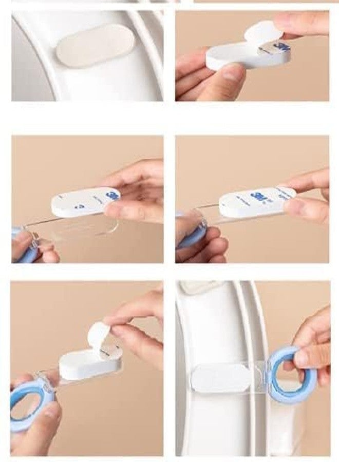 Bhuma (1 Pc's) Colorful Mix Toilet lid Lifter Toilet Seat Cover Lifter Toilet Seat Lifters Lid Handle Sticker Portable Toilet Lid Cover Seat Opener - Image 2