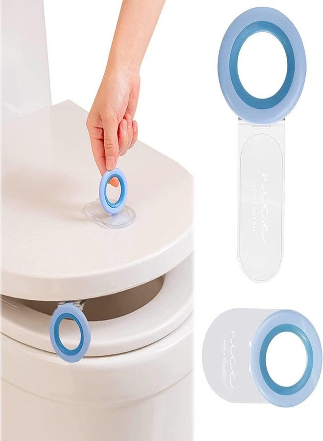 Bhuma (1 Pc's) Colorful Mix Toilet lid Lifter Toilet Seat Cover Lifter Toilet Seat Lifters Lid Handle Sticker Portable Toilet Lid Cover Seat Opener - Image 1