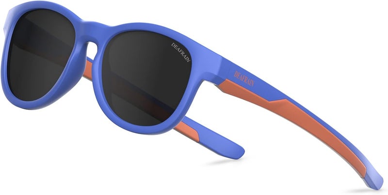 DEAFRAIN Store Kids Polarized Sunglasses for Boys Girls TPEE Flexible Frame Sports Baseball Running Cycling Glasses for Age 5-13 - Image 1