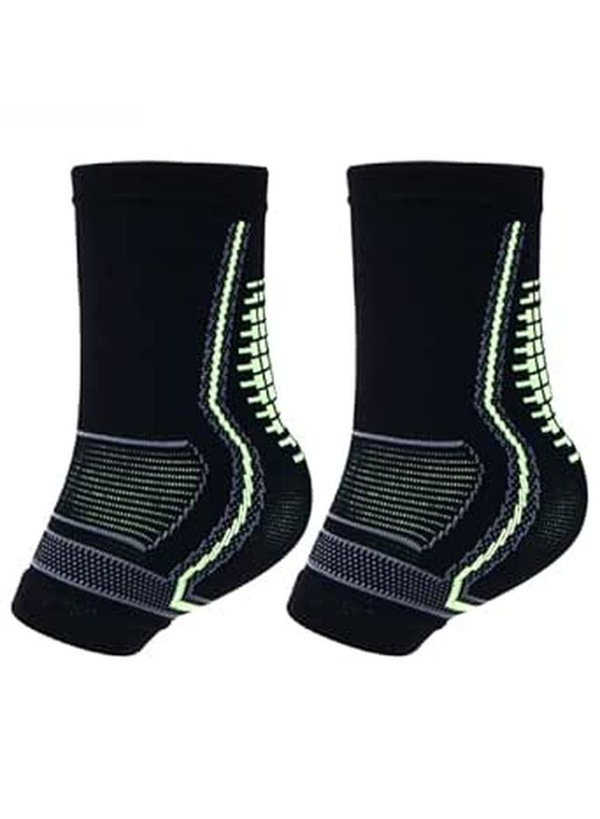 Nylon Ankle Braces Compression Support Sleeve Anti Sprain Protector For Basketball Men Size M 38 40 - Image 1