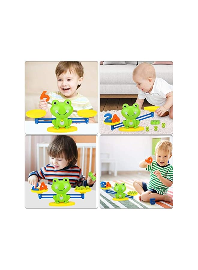 Frog Balance Math Games, Counting Toys, Learning Educational Game, STEM Montessori Kindergarten Preschool Couting Number Toys for Kids, Girls and Boys - Image 3