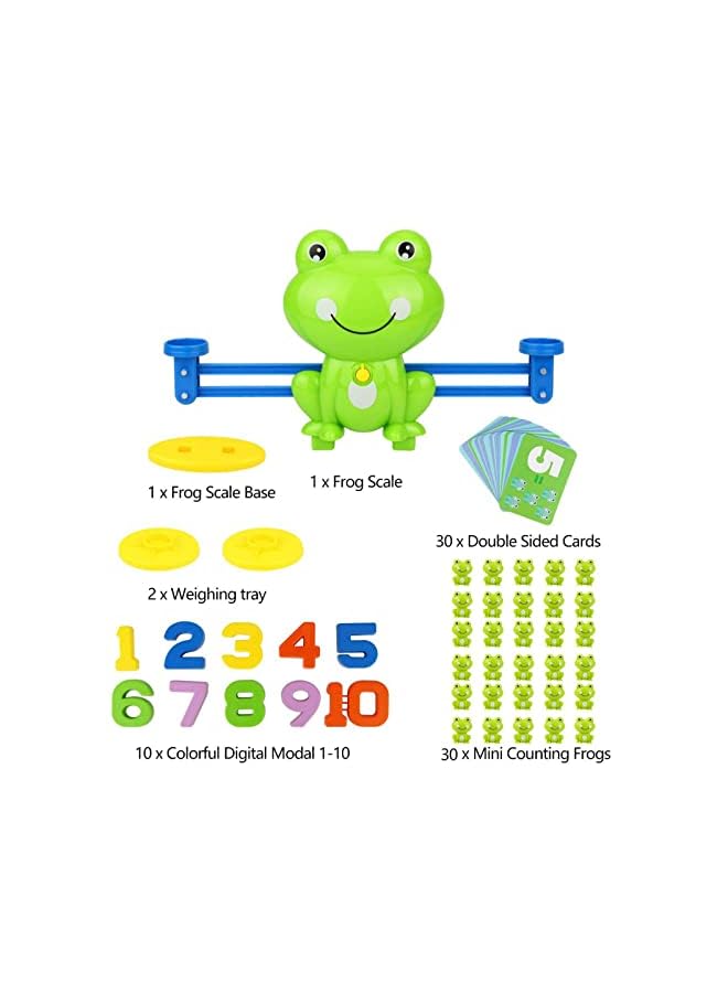 Frog Balance Math Games, Counting Toys, Learning Educational Game, STEM Montessori Kindergarten Preschool Couting Number Toys for Kids, Girls and Boys - Image 4