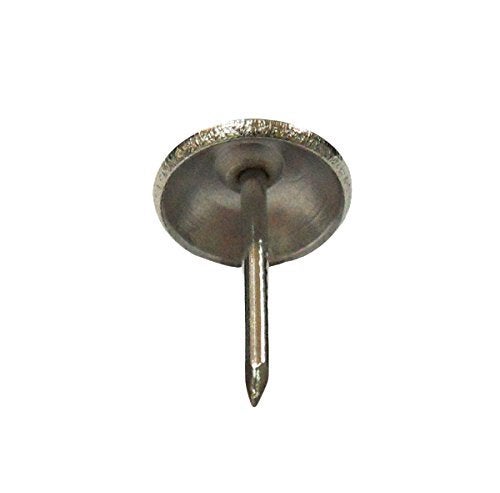 decotacks® Silver Finish Upholstery Nails/Tacks 7/16in - 500 Pcs [Nickel/Silver Finish] DX0511-500 - Image 3