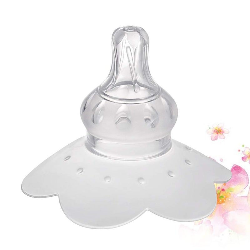 klarako 1 Pair Nipple Shield Silicone Nipple Protector for Breastfeeding Nipples Flat Inverted and Latch On Difficulties for Nursing Mothers - Image 4