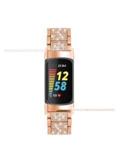 Fitbit Charge 5/6 Zinc Alloy Rhinestone Replacement Strap