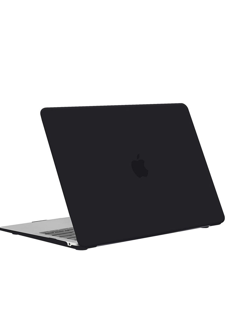 Mosiso MacBook Air 13.6 inch Case 2022 2023 Release A2681 M2 Chip with Liquid Retina Display & Touch ID Protective Plastic Hard Shell Case Cover Black - Image 2