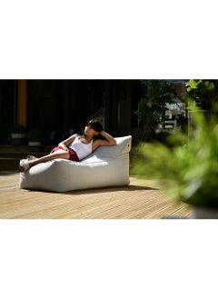 Extreme Lounging Extreme Lounging® - Original Pastel Bean Bag Bed - Made in UK - Premium Quality Double Stitched Bean Bag - UV Protected & Waterproof - Tanning Beach & Pool Bed - Ideal for Indoor & Outdoor Use - Blue  - Image 4