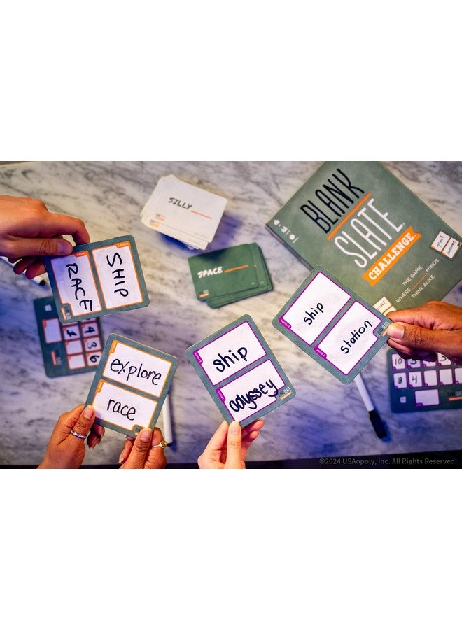USAopoly لعبة USAOPOLY بلانك سلايت تشالنج | لعبة لوحية ممتعة للعائلة | لعبة لوحية للحفلات | 2 أو 4 لاعبين | للأعمار 8+ | 20 دقيقة - Image 5
