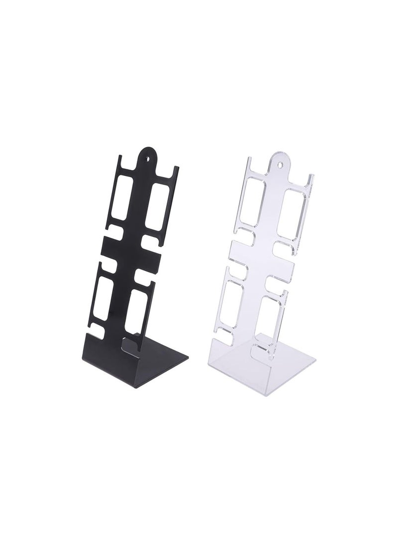 GGOOT 6pcs Watch Display Stand L Shape Plastic Watch Display Rack 4 Slot Bangle Bracelet Holder Jewelry Organizer for Shop Home - Image 1