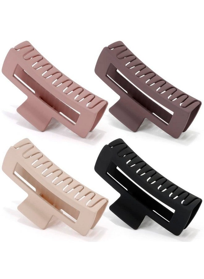 Tresta7 4 Pcs Large Claw Clips, Hair clips For thick Hair, Hair Claw For Women, Matte Non-Slip Hair Clips For Women, Jumbo Hair Claw, Hair Accessories For Women Girls - Image 5