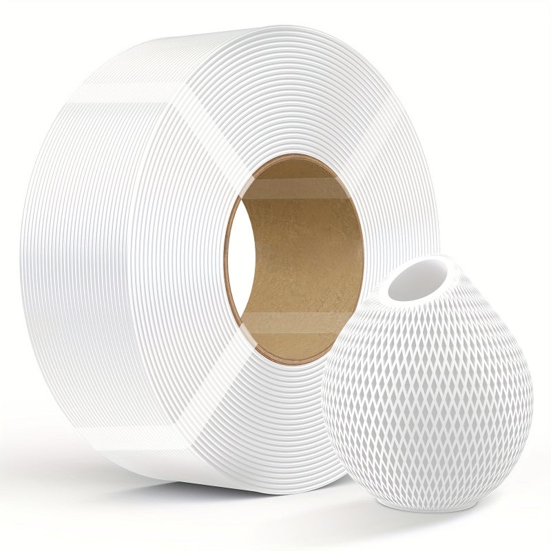 كرياليتي CR خيوط PETG 1.75 مم 2.2 رطل أبيض عالي الدقة منخفض الانكماش - Image 1