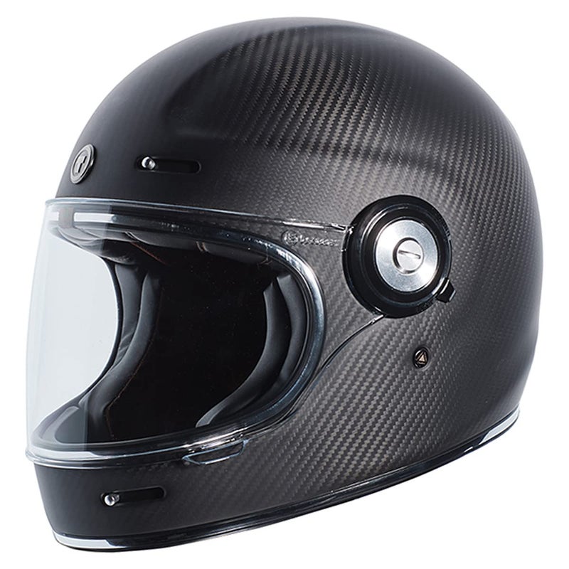TORC T1 Unisex-Adult Retro Full-face-Helmet-Style Motorcycle (Carbon Fiber Matte Black, X-Large) - Image 5
