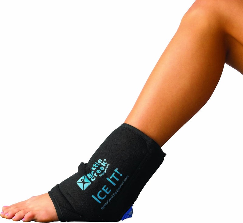 Ice It! Cold & Hot Therapy System Pack Wrap for Ankle, Elbow, and Foot - MaxCOMFORT™ (10.5 x 13 inches) - Image 1