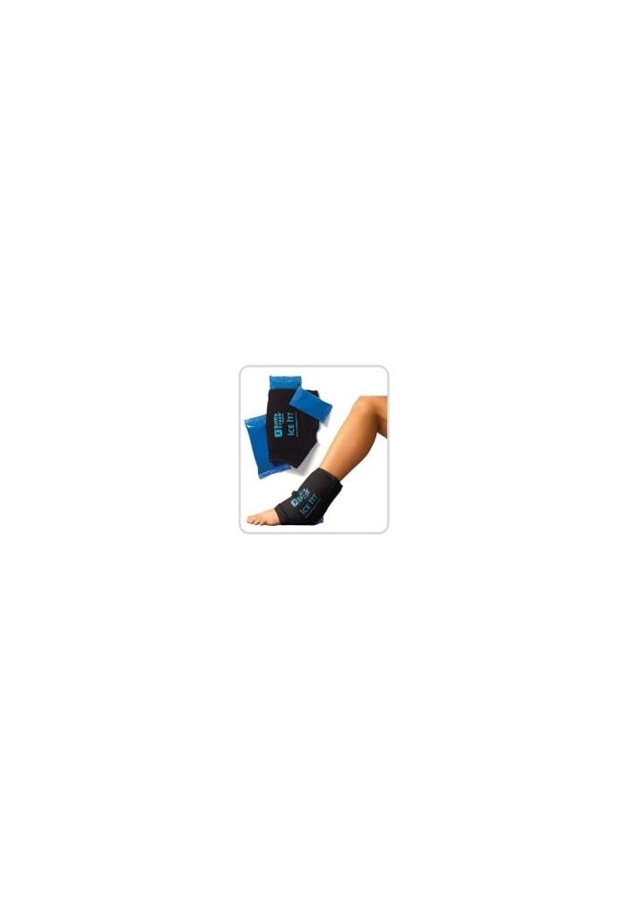 Ice It! Cold & Hot Therapy System Pack Wrap for Ankle, Elbow, and Foot - MaxCOMFORT™ (10.5 x 13 inches) - Image 3