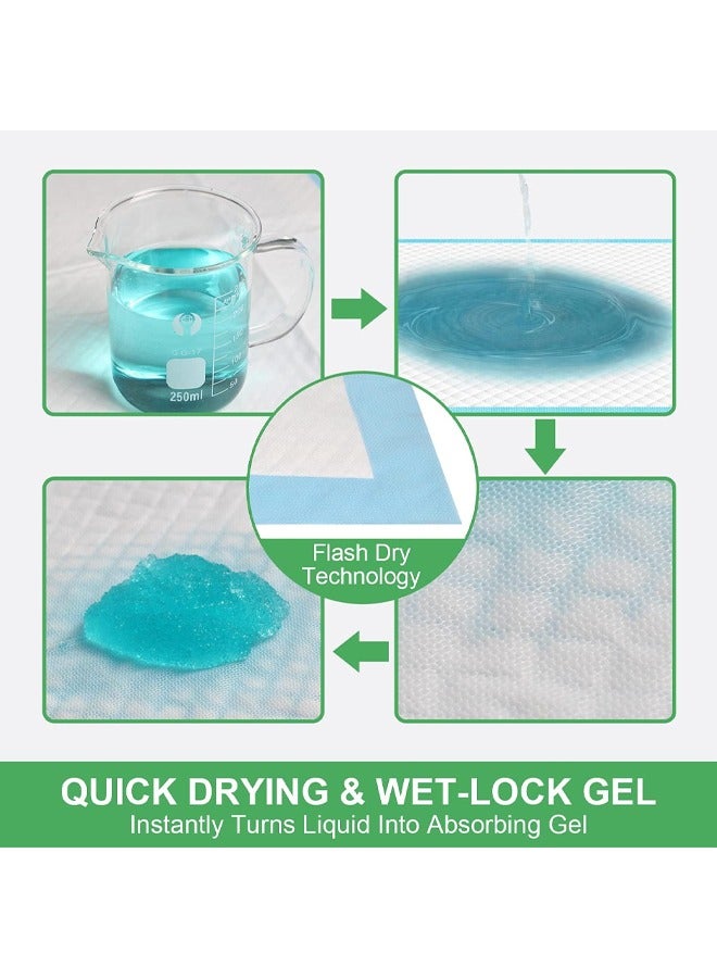 Upgrade Leak-Proof Pet Training and Puppy Pads Jumbo 60*90CM Pee Pads for Dogs with Thicken Polymer Heavy Absorbency Quick Dry Disposable Pee Pads for Cats Dogs Rabbit Parrots - Image 5