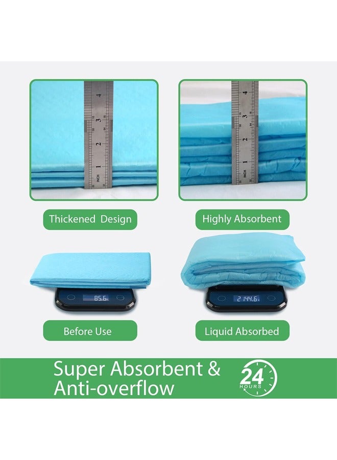 Upgrade Leak-Proof Pet Training and Puppy Pads Jumbo 60*90CM Pee Pads for Dogs with Thicken Polymer Heavy Absorbency Quick Dry Disposable Pee Pads for Cats Dogs Rabbit Parrots - Image 4