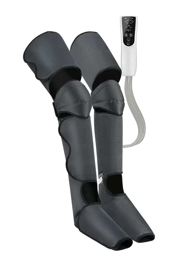 عربست جهاز مساج للرجلين جهاز مساج تدليك كامل للساقين بضغط الهواء – مدلك القدمين والركبة والساقين | 3 أوضاع مساج + 3 مستويات شدة | مع تسخين الركبة لتحسين الدورة الدموية وتخفيف الآلام - Image 1