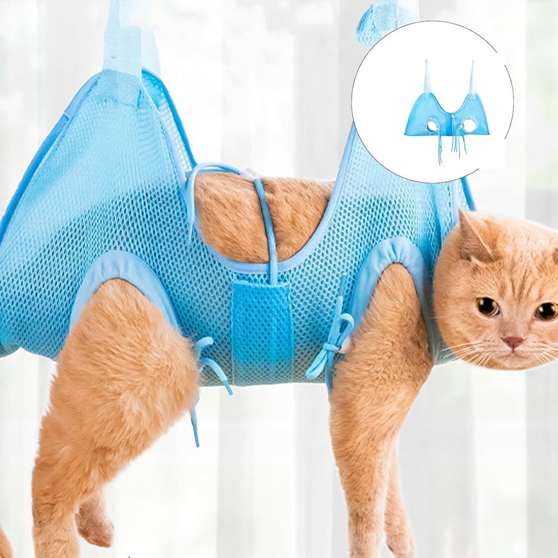 Pet Beauty Hammocks Reinforced Edges Quickly Installation for Spaces Saving Hanging Mechanism Professional Cats Dog Grooming Tool - Image 2