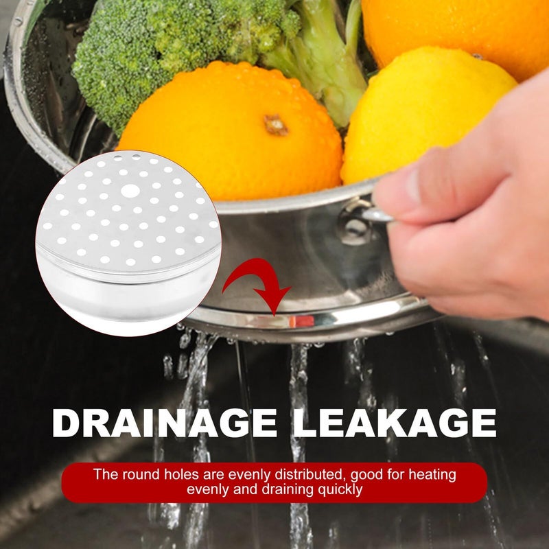 Stainless Steel Round Steamer Basket Steaming Rack Even Heat Dishwasher Safe - Image 5