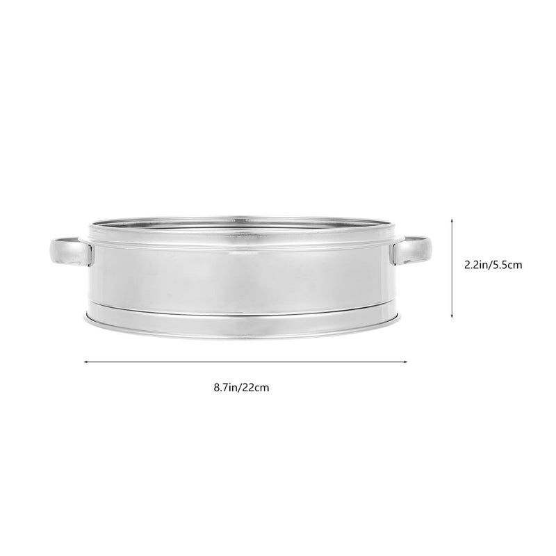 Stainless Steel Round Steamer Basket Steaming Rack Even Heat Dishwasher Safe - Image 3
