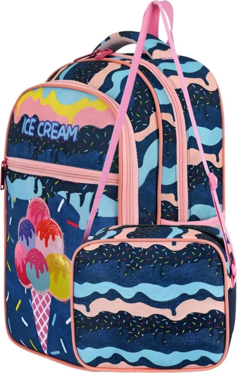 تيزجيلسين Waterproof Lunch Bag Orthopedic 3 Compartment Primary School Bag Middle School Bag School Bag