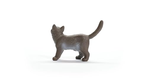 Schleich Farm World - Farm Animal Toy British Shorthair Cat Figurine - Image 3