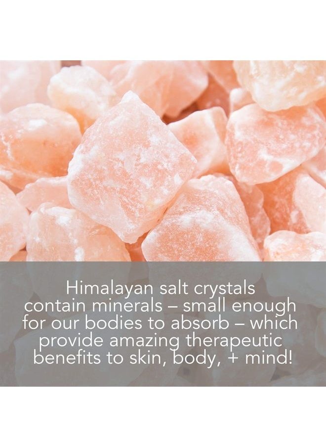 PURE BODY NATURALS Himalayan Salt Scrub, 12 ounces | Natural Face, Body, Hand, Foot and Skin Exfoliator | Facial Exfoliating Pink Salt with Sweet Almond Oil, Jojoba Oil, Vitamin E, and Aloe Vera  - Image 3