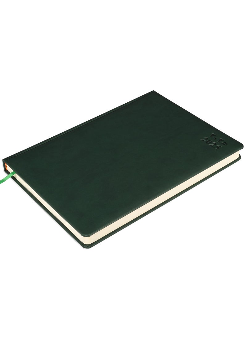 FIS FIS A4 Diary 2025 (Arabic/English) Green - FSDI45AE25GR  - Image 1