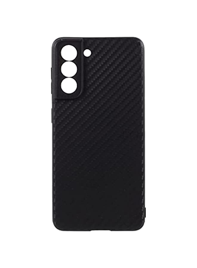 Samsung Galaxy S21/ S21 Plus / S21 Ultra 5G Case Cover Carbon Fiber Design TPU Black Soft Slim Flexible Shock Absorbent Protective Case Black Samsung Galaxy S21 Plus