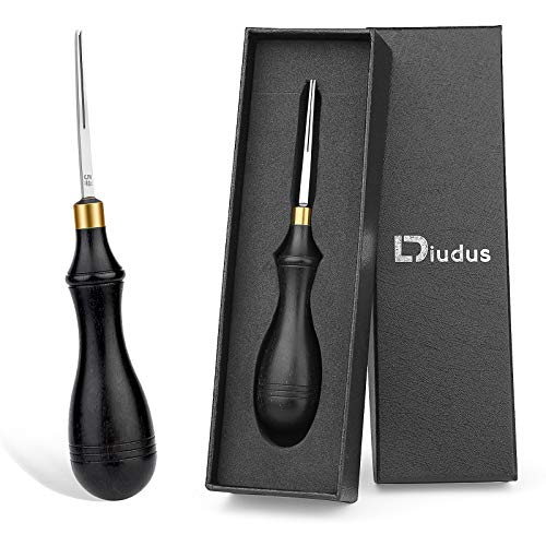 DIUDUS Leather Edge Bevelers, Edge Skiving Beveler 0.6mm, Leather Working Tools Leather Skiver Tool for Leathercraft Working(5#) - Image 1