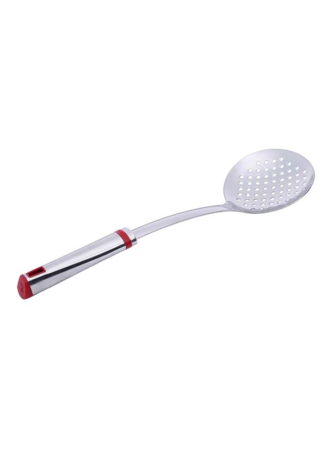 بيرجنر مقشدة فضي / أحمر 37x11.5سم - Image 1