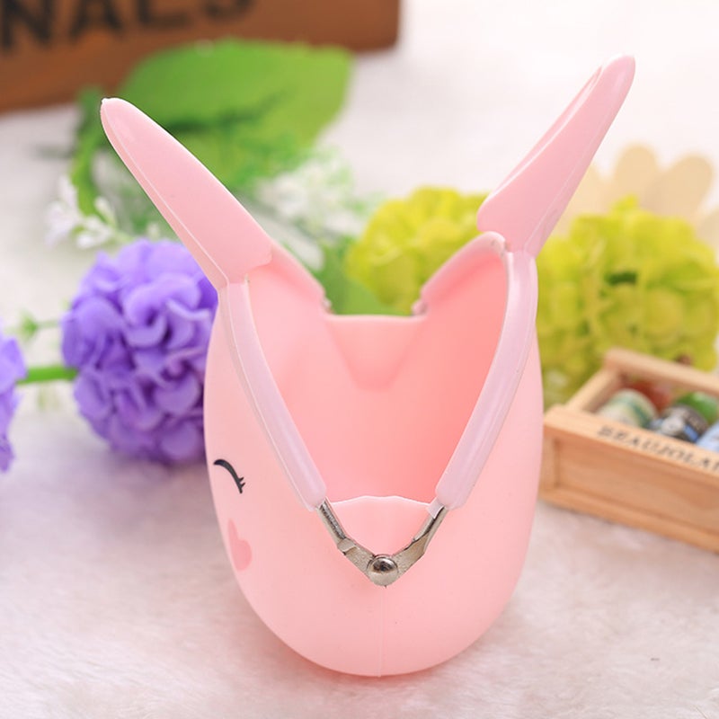 👕 محفظة عملات باغ على شكل أرنب من السيليكون وردي صغيرة للتخزين - Image 4