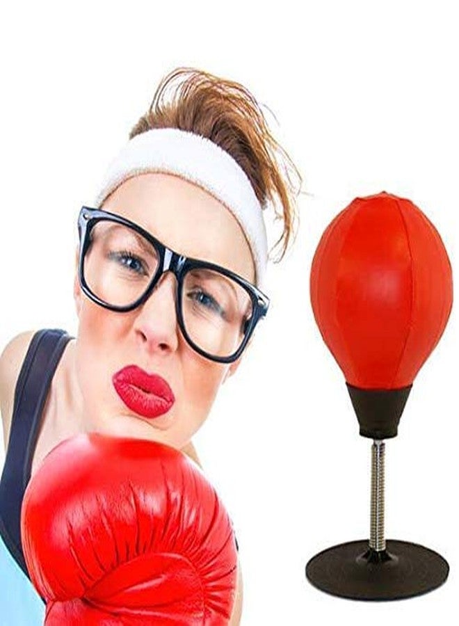 IRIS Desktop Punching Speed Bag Stress Buster Ball for Adults and Kids Home Workout Exercises - Image 2