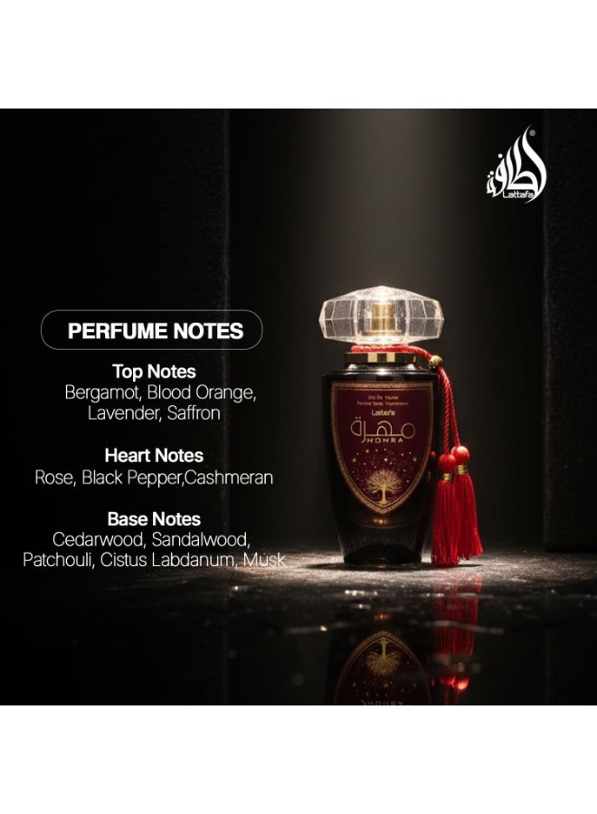 لطافة عطر لطافة مهرة او دو بارفيوم 100 مل – عطر شرقي خشبي حار طويل الثبات للجنسين - Image 1