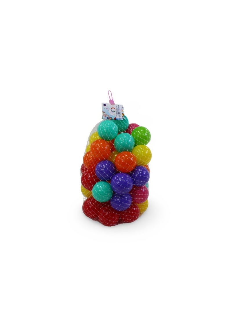 Colorful Plastic Balls – 50 Balls - Image 1