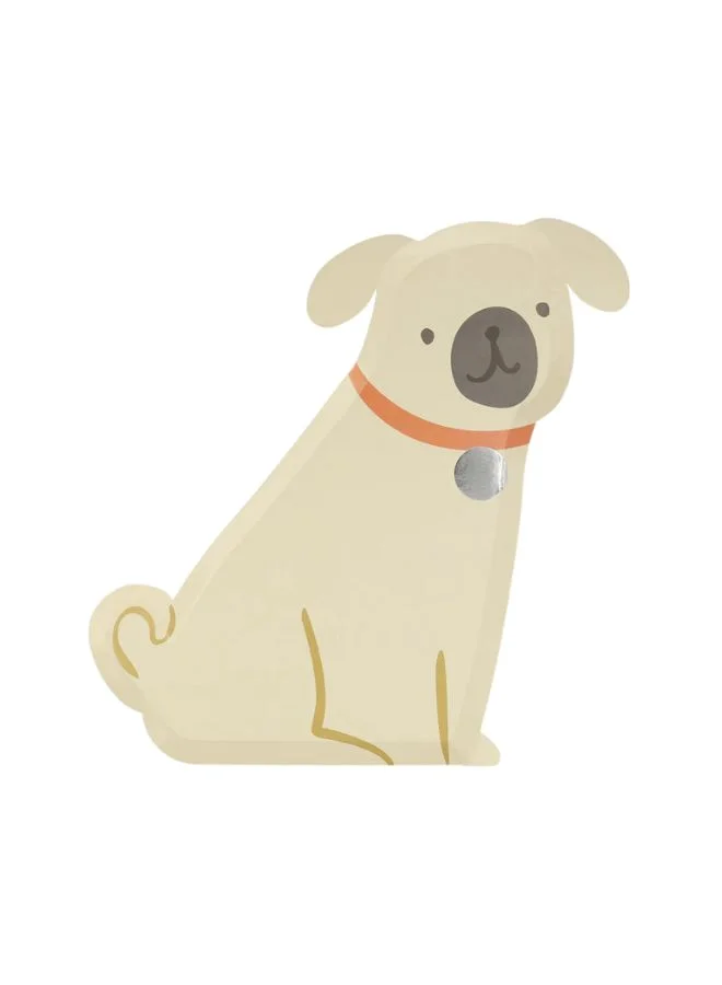 Meri Meri Pug Plates