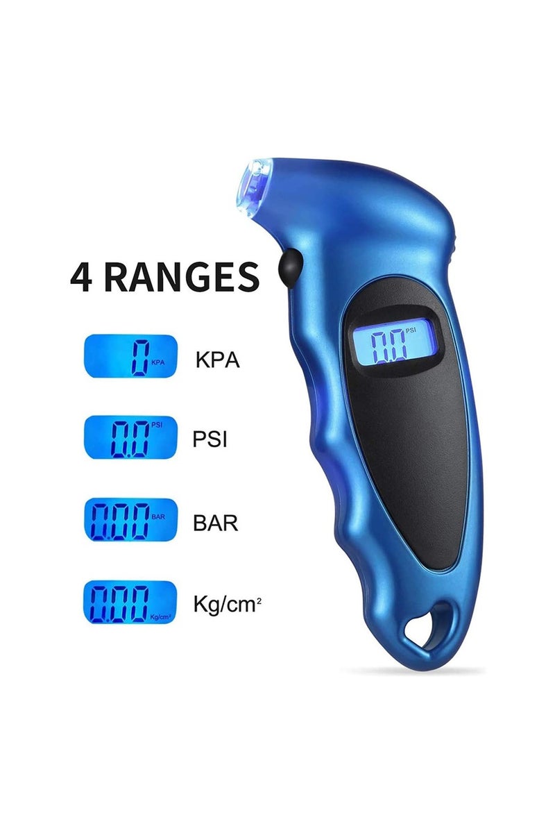 TBS DESIGN Toby's TBS Design Digital Tire Gauge – Accurate Pressure Reader with LCD Display, 150 PSI Range, Easy One-Hand Use for Cars and Bikes  - Image 2