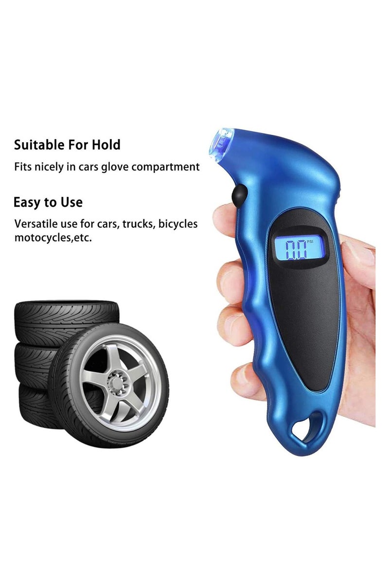 TBS DESIGN Toby's TBS Design Digital Tire Gauge – Accurate Pressure Reader with LCD Display, 150 PSI Range, Easy One-Hand Use for Cars and Bikes  - Image 3